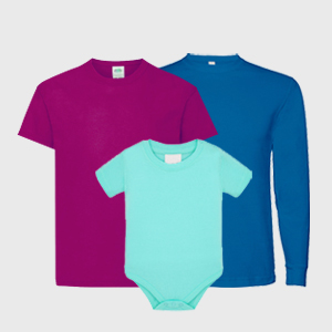 Catalogo completo di t-shirt per bambini
