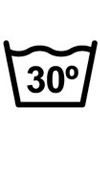 Lavare a massimo 30 ° C Lavare a massimo 30 ° C