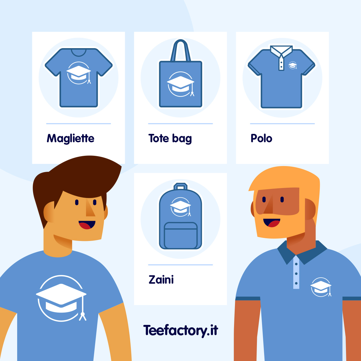 Magliette scuole formazione